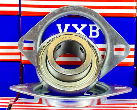 SBPFL207-20 Pressed Steel Bearing 2-Bolt 1 1/4" Flanged Mounted