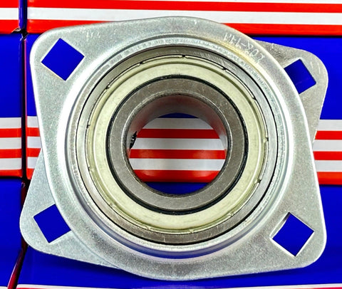 SBPFL207-22 Pressed Steel Bearing 2-Bolt 1 3/8" Flanged Mounted