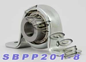 SBPP201-8 1/2 Pressed Steel Bearing 2-Bolt Flanged Mounted Bearing