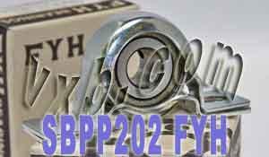 SBPP202 FYH Bearing 15mm Steel pillow type Mounted Bearing