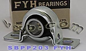 SBPP203 FYH Bearing 17mm Steel pillow type Mounted Bearing