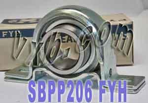 SBPP206 FYH Bearing 30mm Steel pillow type Mounted Bearing