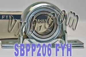 SBPP206 FYH Bearing 30mm Steel pillow type Mounted Bearing