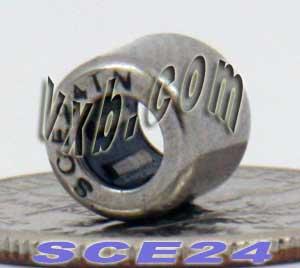 SCE24 Miniature Needle Roller Bearing 1/8" x 1/4" x 1/4"