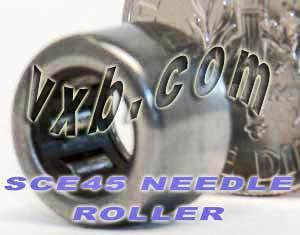 SCE45 Miniature Needle Bearing 1/4x7/16x5/16 inch
