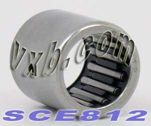 SCE812 Needle Bearing 1/2x11/16x3/4 inch