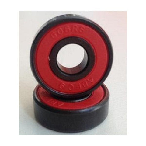 16-Pack 608B-2RS Inline/ Rollerblade Skate Sealed Bearings - Nylon Cage & Red Seals 8x22x7mm