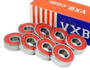 8-Pack 608-2RS 8x22x7 Skate Skateboard Sealed Bearings