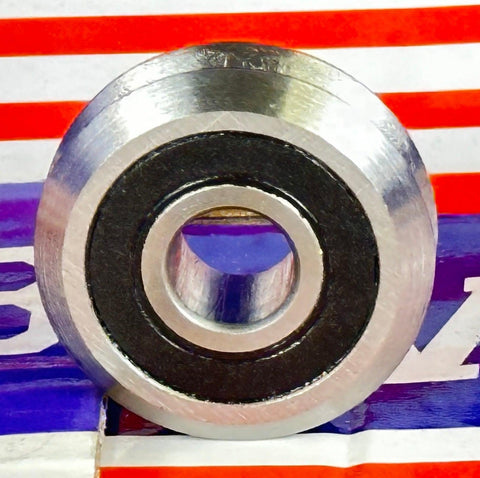8-Pack RM2-2RS 3/8 V-Groove Guide Ball Bearings - Sealed