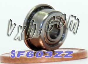 SF603ZZ Flanged Shielded Bearing Stainless Steel 3x9x5 Bearing