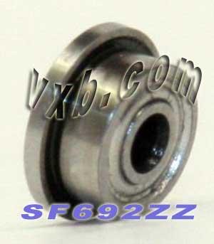 SF692ZZ Flanged Bearing Shielded Stainless Steel 2x6x3 Bearing