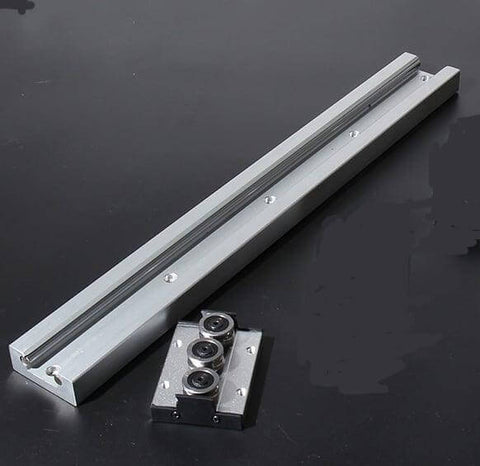 SGR20 4' feet Compact Linear Motion Guide Rail 4 Feet Long + SGB20UU-3 Bearing Block