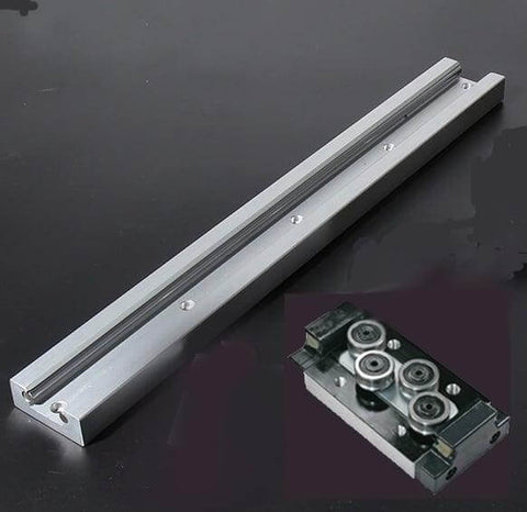 SGR20 4' feet Compact Linear Motion Guide Rail 4 Feet Long + SGB20UU-4 Bearing Block