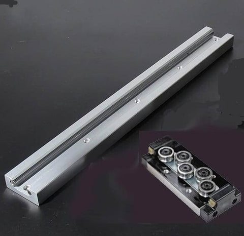 SGR20 6' feet Compact Linear Motion Guide Rail 6 Feet Long + SGB20UU-5 Bearing Block
