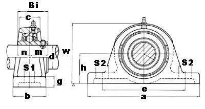 SL201-8 1/2 FYH Pillow Block Bearing Mounted Bearing