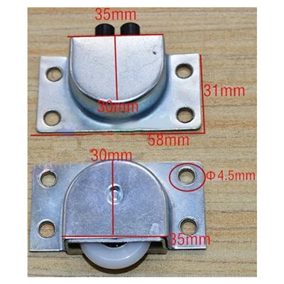 Sliding Closet/Door Pulley Bearing - the top Guide Bearing