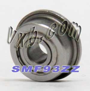 SMF93ZZ 3x9x4 Flanged Bearing Shielded Stainless Steel Bearing