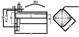 SMK50GWUUE NB 50mm Slide Bush Bushings Motion Linear Bearing