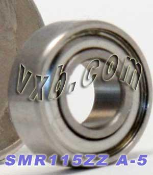 SMR115ZZ Stainless Steel ABEC-5 Bearing Shielded 5x11x4 Bearing