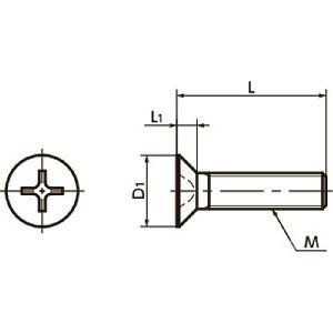 SNFT-M4-10 NBK Cross Recessed Flat Head Machine Vacuum Vented Screws - Titanium- Made in Japan