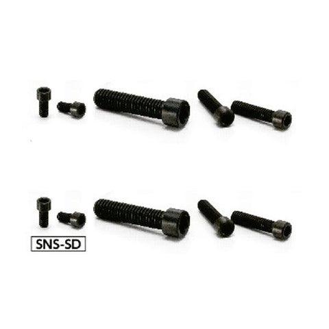 SNS-M4-20-SD NBK 20mm Black Socket Head Cap Screws - Small Head - Pack of 10. Made in Japan