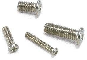 SNZS-M1.4-8 8mm Pan Head Machine Screws for Precision Instruments, 50 pcs. - VXB Ball Bearings