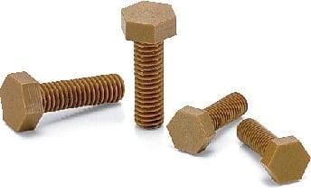 SPDC-M6-40-H NBK Plastic Screw - Hex Head Screws - VESPEL(Grade:SCP-5000 ) Pack of 1 Screw - Made in Japan - VXB Ball Bearings