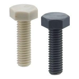 SPVC-M6-40-H-IV NBK Plastic Screw - Hex Head Screws - H-PVC Made in Japan - VXB Ball Bearings
