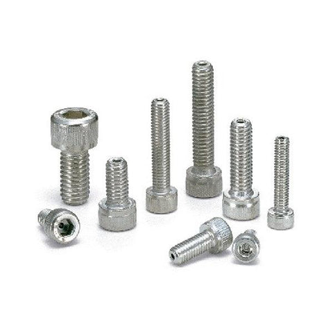 10-Pack SVSS-#4-40-3/16-NBK Hex Socket Head Cap Vacuum Vented Screws-