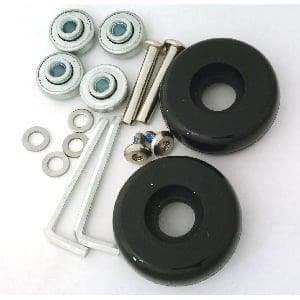 Travel Bags Replacement Luggage Wheels Set Universal Suitcase Repair Kit Axles Wrench Bearing Skate Wheel Roller 60MM