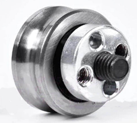 U Groove Ball Bearing + Fixing Screw Double Row Pulley SG20 + Eccentric Wheel
