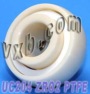 UC204 20mm Full Ceramic Bearing ZrO2 Mounted Bearing