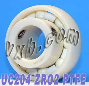 UC204 20mm Full Ceramic Bearing ZrO2 Mounted Bearing