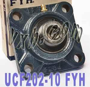 UCF202-10 FYH Square Flanged Bearing 5/8 Inner Mounted Bearing