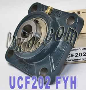 UCF202 FYH Square Flanged Bearing 15mm inner Diameter Mounted Bearing