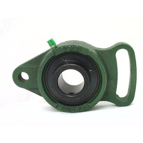 UCFA202 Black Oxide Plated Insert Adjustable Flange Cartridge Bearing Unit 15mm Mounted Bearing