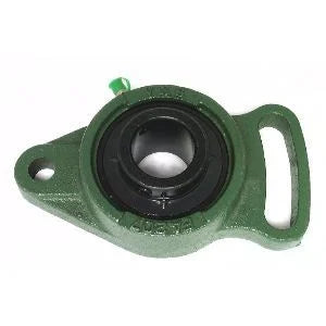 UCFA207-22 Black Oxide Plated Insert Bearing Adjustable Flange Cartridge Bearing 1 3/8" Mounted