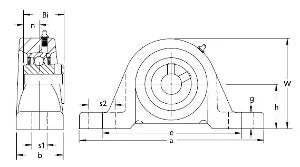 UCLP205-16 Bearing Pillow Block 1