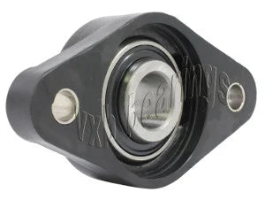 UCNFL201 12mm Bearing Flanged Cast Housing 2-Bolt Mounted Bearing