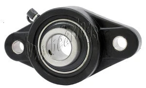 UCNFL201 12mm Bearing Flanged Cast Housing 2-Bolt Mounted Bearing