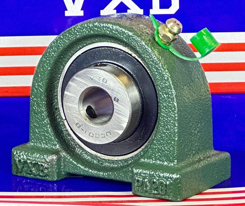 UCPA201-8 Bearing 1/2" Screw Tapped Base Pillow Block Bearing