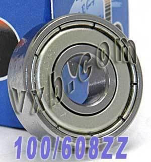 100-Pack 608ZZ Skateboard/Inline Skate/Rollerblade/Hockey/Fidget Bearings