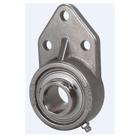 ZUCFB206-20-PBT Flange Bracket 3 Bolt 1 1/4 Zinc chromate Bearing