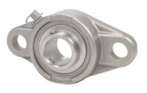 ZUCFT206-19-PBT Flange 2 Bolt Zinc Chromate 1 3/16 Bearing