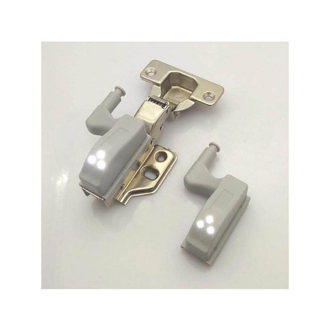 1 3/8" Stainless Steel Smooth Hydraulic Hinge - light