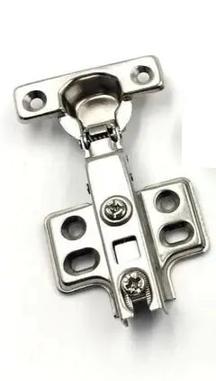 1 3/8" Stainless Steel half overlay Smooth Hydraulic Hinge