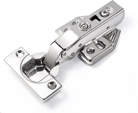 1 3/8" Stainless Steel half overlay Smooth Hydraulic Hinge