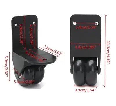 1 pair of Travel Bag Replacement Luggage Wheels