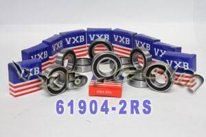 Paquet de 10 roulements scellés 61904-2RS 20x37x9mm