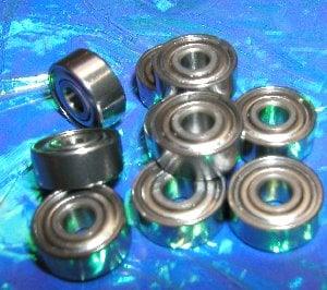 Roulements de 10 exemplaires R4ZZ 1/4 » x 5/8 » x 0,196 » Miniature